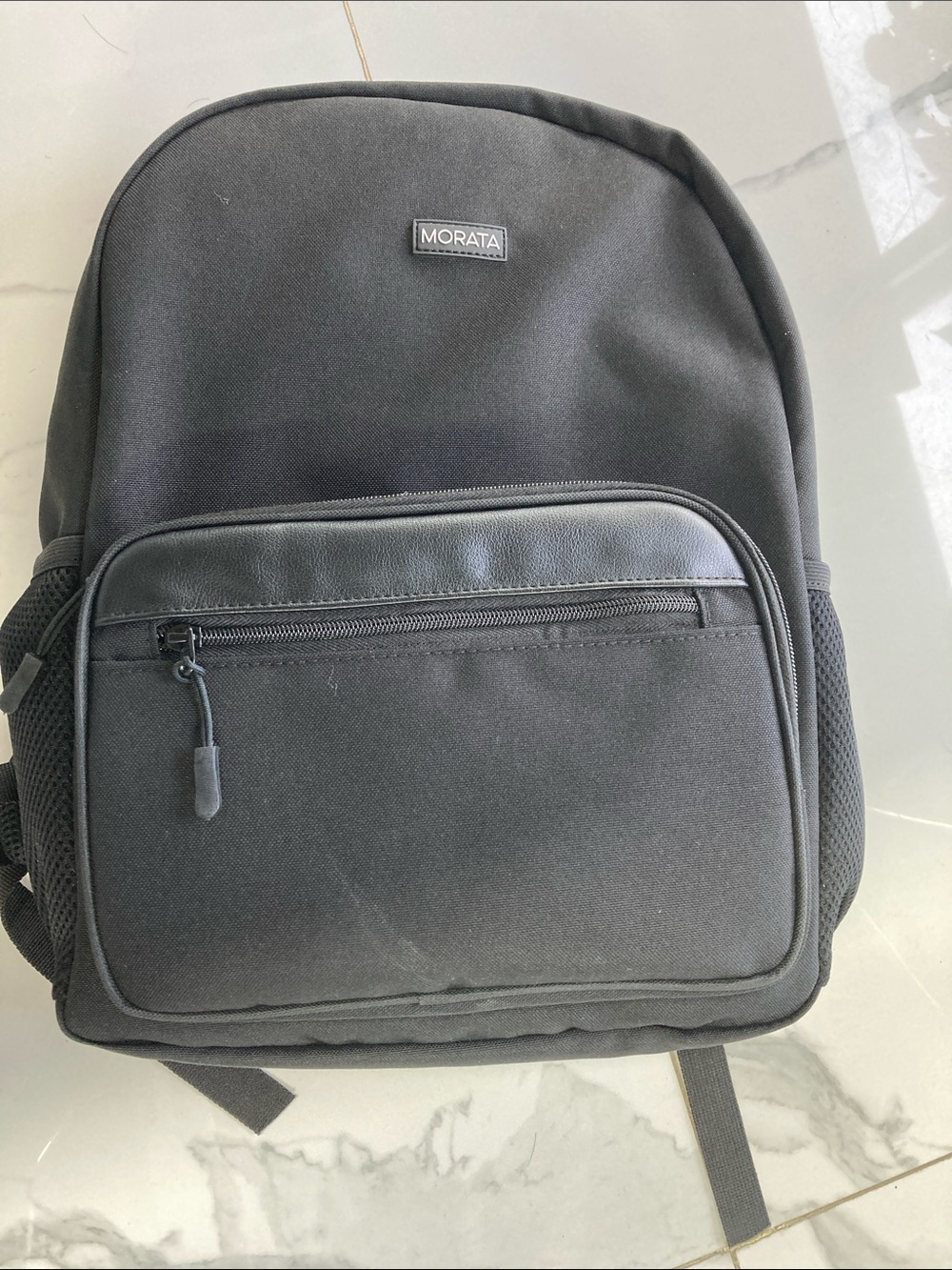 Black Men's Compact Everyday Backpack